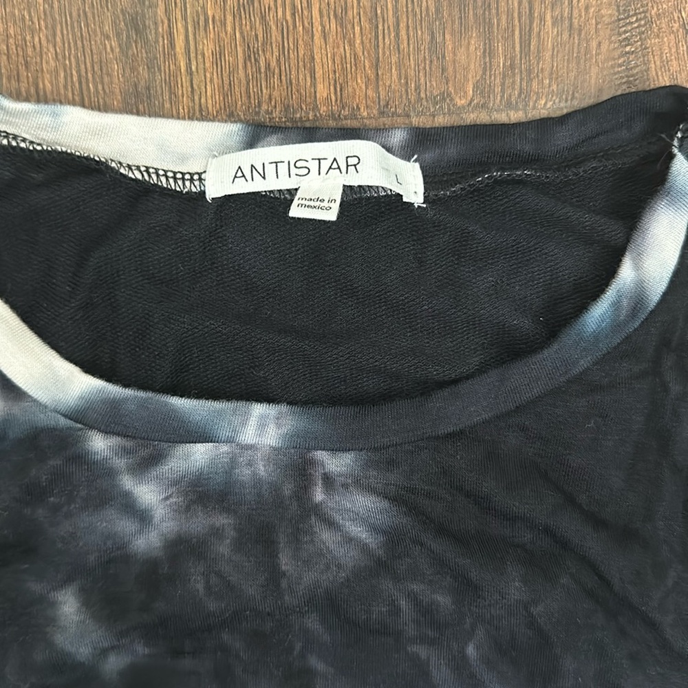 Antistar Black Tie Dye Ruched Dress - Picture 2 of 4
